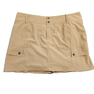 Tek Gear Khaki Utility Skort | Size L | Stretch Fit | Activewear Essential